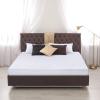 imageUtopia Bedding Quilted Fitted Mattress Pad Queen Size Elastic Fitted Mattress Topper Protector and Cover Stretches up to 16 Inches Deep Machine Washable WhiteWhite