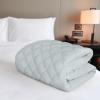imageUtopia Bedding Quilted Fitted Mattress Pad Queen Size Elastic Fitted Mattress Topper Protector and Cover Stretches up to 16 Inches Deep Machine Washable WhiteLight Grey