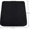 imageUtopia Bedding Quilted Fitted Mattress Pad Queen Size Elastic Fitted Mattress Topper Protector and Cover Stretches up to 16 Inches Deep Machine Washable WhiteBlack