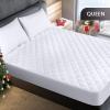 imageUtopia Bedding Quilted Fitted Mattress Pad Queen Size Elastic Fitted Mattress Topper Protector and Cover Stretches up to 16 Inches Deep Machine Washable WhiteWhite