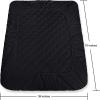 imageUtopia Bedding Quilted Fitted Mattress Pad Queen Size Elastic Fitted Mattress Topper Protector and Cover Stretches up to 16 Inches Deep Machine Washable WhiteBlack