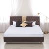 imageUtopia Bedding Quilted Fitted Mattress Pad Queen Size Elastic Fitted Mattress Topper Protector and Cover Stretches up to 16 Inches Deep Machine Washable WhiteWhite