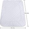 imageUtopia Bedding Quilted Fitted Mattress Pad Queen Size Elastic Fitted Mattress Topper Protector and Cover Stretches up to 16 Inches Deep Machine Washable WhiteWhite