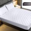 imageUtopia Bedding Quilted Fitted Mattress Pad Queen Size Elastic Fitted Mattress Topper Protector and Cover Stretches up to 16 Inches Deep Machine Washable WhiteWhite