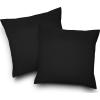 imageUtopia Bedding Throw Pillows Insert Pack of 2 White  18 x 18 Inches Bed and Couch Pillows  Indoor Decorative PillowBlack
