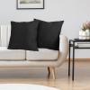 imageUtopia Bedding Throw Pillows Insert Pack of 2 White  18 x 18 Inches Bed and Couch Pillows  Indoor Decorative PillowBlack