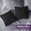 imageUtopia Bedding Throw Pillows Insert Pack of 2 White  18 x 18 Inches Bed and Couch Pillows  Indoor Decorative PillowBlack