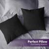 imageUtopia Bedding Throw Pillows Insert Pack of 2 White  18 x 18 Inches Bed and Couch Pillows  Indoor Decorative PillowBlack