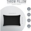 imageUtopia Bedding Throw Pillows Insert Pack of 2 White  18 x 18 Inches Bed and Couch Pillows  Indoor Decorative PillowBlack