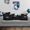 imageUtopia Bedding Throw Pillows Insert Pack of 2 White  18 x 18 Inches Bed and Couch Pillows  Indoor Decorative PillowBlack