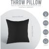 imageUtopia Bedding Throw Pillows Insert Pack of 2 White  18 x 18 Inches Bed and Couch Pillows  Indoor Decorative PillowBlack