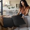imageUtopia Bedding Throw Pillows Insert Pack of 2 White  18 x 18 Inches Bed and Couch Pillows  Indoor Decorative PillowBlack