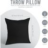 imageUtopia Bedding Throw Pillows Insert Pack of 2 White  18 x 18 Inches Bed and Couch Pillows  Indoor Decorative PillowBlack