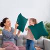 imageUtopia Bedding Throw Pillows Insert Pack of 2 White  18 x 18 Inches Bed and Couch Pillows  Indoor Decorative PillowDark Teal