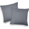 imageUtopia Bedding Throw Pillows Insert Pack of 2 White  18 x 18 Inches Bed and Couch Pillows  Indoor Decorative PillowGrey