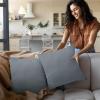 imageUtopia Bedding Throw Pillows Insert Pack of 2 White  18 x 18 Inches Bed and Couch Pillows  Indoor Decorative PillowGrey