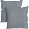 imageUtopia Bedding Throw Pillows Insert Pack of 2 White  18 x 18 Inches Bed and Couch Pillows  Indoor Decorative PillowGrey