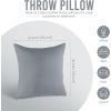 imageUtopia Bedding Throw Pillows Insert Pack of 2 White  18 x 18 Inches Bed and Couch Pillows  Indoor Decorative PillowGrey