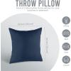 imageUtopia Bedding Throw Pillows Insert Pack of 2 White  18 x 18 Inches Bed and Couch Pillows  Indoor Decorative PillowNavy