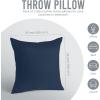imageUtopia Bedding Throw Pillows Insert Pack of 2 White  18 x 18 Inches Bed and Couch Pillows  Indoor Decorative PillowNavy