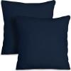 imageUtopia Bedding Throw Pillows Insert Pack of 2 White  18 x 18 Inches Bed and Couch Pillows  Indoor Decorative PillowNavy