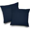 imageUtopia Bedding Throw Pillows Insert Pack of 2 White  18 x 18 Inches Bed and Couch Pillows  Indoor Decorative PillowNavy