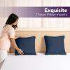 imageUtopia Bedding Throw Pillows Insert Pack of 2 White  18 x 18 Inches Bed and Couch Pillows  Indoor Decorative PillowNavy