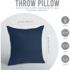 imageUtopia Bedding Throw Pillows Insert Pack of 2 White  18 x 18 Inches Bed and Couch Pillows  Indoor Decorative PillowNavy
