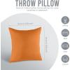 imageUtopia Bedding Throw Pillows Insert Pack of 2 White  18 x 18 Inches Bed and Couch Pillows  Indoor Decorative PillowOrange