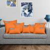 imageUtopia Bedding Throw Pillows Insert Pack of 2 White  18 x 18 Inches Bed and Couch Pillows  Indoor Decorative PillowOrange