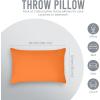imageUtopia Bedding Throw Pillows Insert Pack of 2 White  18 x 18 Inches Bed and Couch Pillows  Indoor Decorative PillowOrange