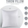 imageUtopia Bedding Throw Pillows Insert Pack of 2 White  18 x 18 Inches Bed and Couch Pillows  Indoor Decorative PillowWhite