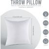 imageUtopia Bedding Throw Pillows Insert Pack of 2 White  18 x 18 Inches Bed and Couch Pillows  Indoor Decorative PillowWhite