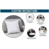 imageUtopia Bedding Throw Pillows Insert Pack of 2 White  18 x 18 Inches Bed and Couch Pillows  Indoor Decorative PillowWhite