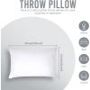 imageUtopia Bedding Throw Pillows Insert Pack of 2 White  18 x 18 Inches Bed and Couch Pillows  Indoor Decorative PillowWhite