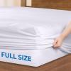 imageUtopia Bedding Waterproof 5Sided Mattress Protector Full Size Premium Breathable Mattress Cover Fitted Style with Stretchable Pockets White1