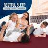 imageUtopia Bedding Waterproof Mattress Protector Twin Size Premium Terry Mattress Cover 200 GSM Breathable Fitted Style with Stretchable Pockets WhiteBurgundy