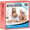 imageUtopia Bedding Waterproof Mattress Protector Twin Size Premium Terry Mattress Cover 200 GSM Breathable Fitted Style with Stretchable Pockets WhiteCoral