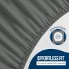 imageUtopia Bedding Waterproof Mattress Protector Twin Size Premium Terry Mattress Cover 200 GSM Breathable Fitted Style with Stretchable Pockets WhiteGrey