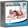 imageUtopia Bedding Waterproof Mattress Protector Twin Size Premium Terry Mattress Cover 200 GSM Breathable Fitted Style with Stretchable Pockets WhiteGrey