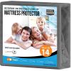 imageUtopia Bedding Waterproof Mattress Protector Twin Size Premium Terry Mattress Cover 200 GSM Breathable Fitted Style with Stretchable Pockets WhiteGrey
