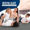 imageUtopia Bedding Waterproof Mattress Protector Twin Size Premium Terry Mattress Cover 200 GSM Breathable Fitted Style with Stretchable Pockets WhiteGrey