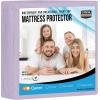 imageUtopia Bedding Waterproof Mattress Protector Twin Size Premium Terry Mattress Cover 200 GSM Breathable Fitted Style with Stretchable Pockets WhiteLavender