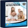 imageUtopia Bedding Waterproof Mattress Protector Twin Size Premium Terry Mattress Cover 200 GSM Breathable Fitted Style with Stretchable Pockets WhiteNavy Blue