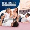 imageUtopia Bedding Waterproof Mattress Protector Twin Size Premium Terry Mattress Cover 200 GSM Breathable Fitted Style with Stretchable Pockets WhitePink