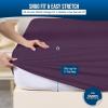 imageUtopia Bedding Waterproof Mattress Protector Twin Size Premium Terry Mattress Cover 200 GSM Breathable Fitted Style with Stretchable Pockets WhitePurple