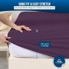 imageUtopia Bedding Waterproof Mattress Protector Twin Size Premium Terry Mattress Cover 200 GSM Breathable Fitted Style with Stretchable Pockets WhitePurple