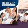 imageUtopia Bedding Waterproof Mattress Protector Twin Size Premium Terry Mattress Cover 200 GSM Breathable Fitted Style with Stretchable Pockets WhitePurple