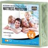 imageUtopia Bedding Waterproof Mattress Protector Twin Size Premium Terry Mattress Cover 200 GSM Breathable Fitted Style with Stretchable Pockets WhiteSage