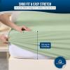 imageUtopia Bedding Waterproof Mattress Protector Twin Size Premium Terry Mattress Cover 200 GSM Breathable Fitted Style with Stretchable Pockets WhiteSage